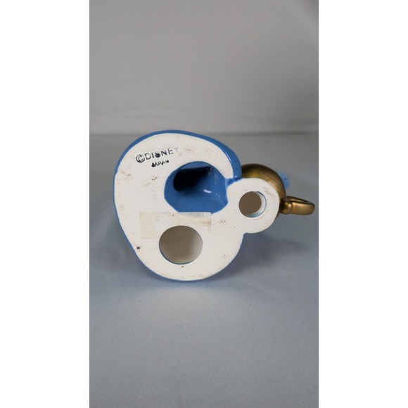 Vintage 7" DISNEY Genie Lamp Statue Porcelain Ceramic Figurine Aladdin Japan - Picture 2 of 2